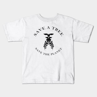 save a tree save the planet Kids T-Shirt